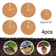 thumbnail image 1 of Pack of 4 Coconut Mulch Tray Plant Winter Protection Coconut Plant Protection, 1 of 8