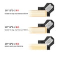 thumbnail image 1 of Rabot d'Angle en Alliage pour Menuiserie Remplacement Manuel Meuble de Charpentier Bureau Outil de Débouchage Accessoires Seulement Trancheuse R1.5, 1 of 7