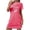 Rose Chaud, variante sur Vêtements de Nuit pour Femmes Chemise de Nuit Confortable pour Femmes Manches Courtes Chemises de Sommeil Tenue d'Intérieur Courte Robe de Nuit Mignonne à Motif Robe de Maison Tenue d'Intérieur Chemise de Nuit Jaune P