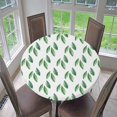 thumbnail image 3 of yuksok Anti-skid Polyester Round Tablecover Table Cloth Catering Events 47" 1.2m 04 D - 120cm (48 Inch), 3 of 6