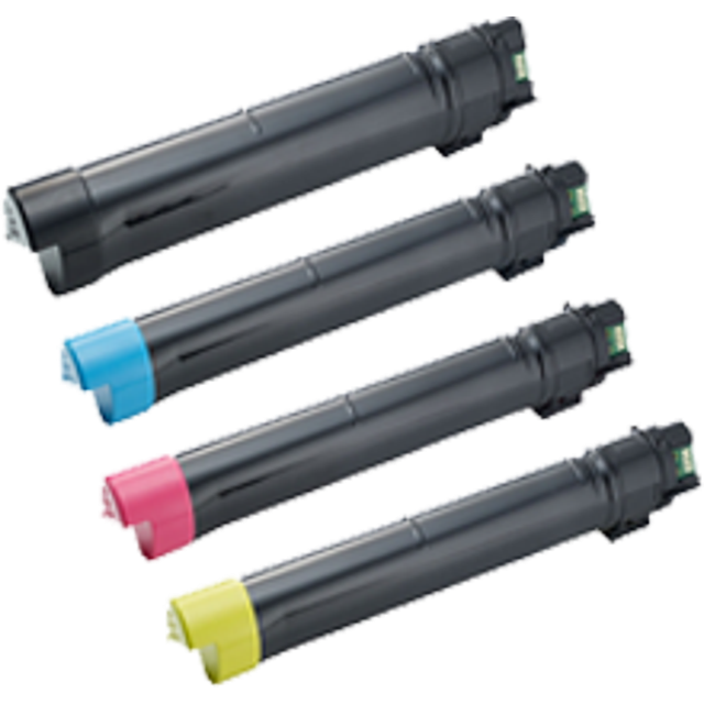Zoomtoner Compatible DELL C7765 Cartouche de Toner Laser Noir Jaune Cyan Magenta pour DELL C7765