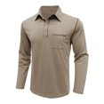 thumbnail image 3 of Birdeem Chemise/haut à Manches Longues Ajustée à Boutons pour Hommes, 3 of 6