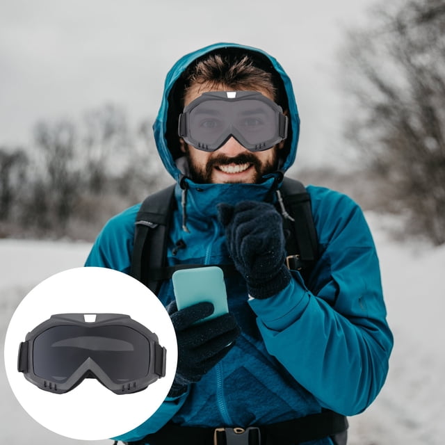 Windproof Motorcycle Goggles Lens Kit For Dirt Bike ATV Ski Sports Adults Youth