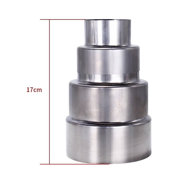 Stainless Steel Flue Liner Reducer / Tubing Connector Chimney Adaptor Stove Pipe
