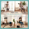 thumbnail image 4 of LifePro Ensemble d'Haltères Réglables 5-en-1 – 25 lb Chacun, Haltères à Réglage Rapide avec Support pour Gym à Domicile et Entraînement de Force - Noir, 4 of 9