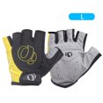 thumbnail image 4 of Graflsoa Yellow Half-Finger Cycling Gloves for Mountain Biking, Microfiber Material, Size L, Lightweight & Durable Design, 4 of 6