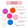 thumbnail image 4 of facefd 100PCS Porte-Cils Abondance Quantité Pratique Cils Palette Compact Durable Extension de Cils Fournitures Maison Rose Transparent, 4 of 6