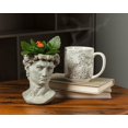 thumbnail image 3 of Abbott Collection AB-27-DAVID-580-XS 6 in. Male Head Planter, Grey - Extra Small, 3 of 4