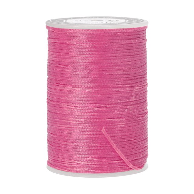 Unique Bargains Hot Pink Polyester Waxed Leather Sewing Thread, 98 Yards
