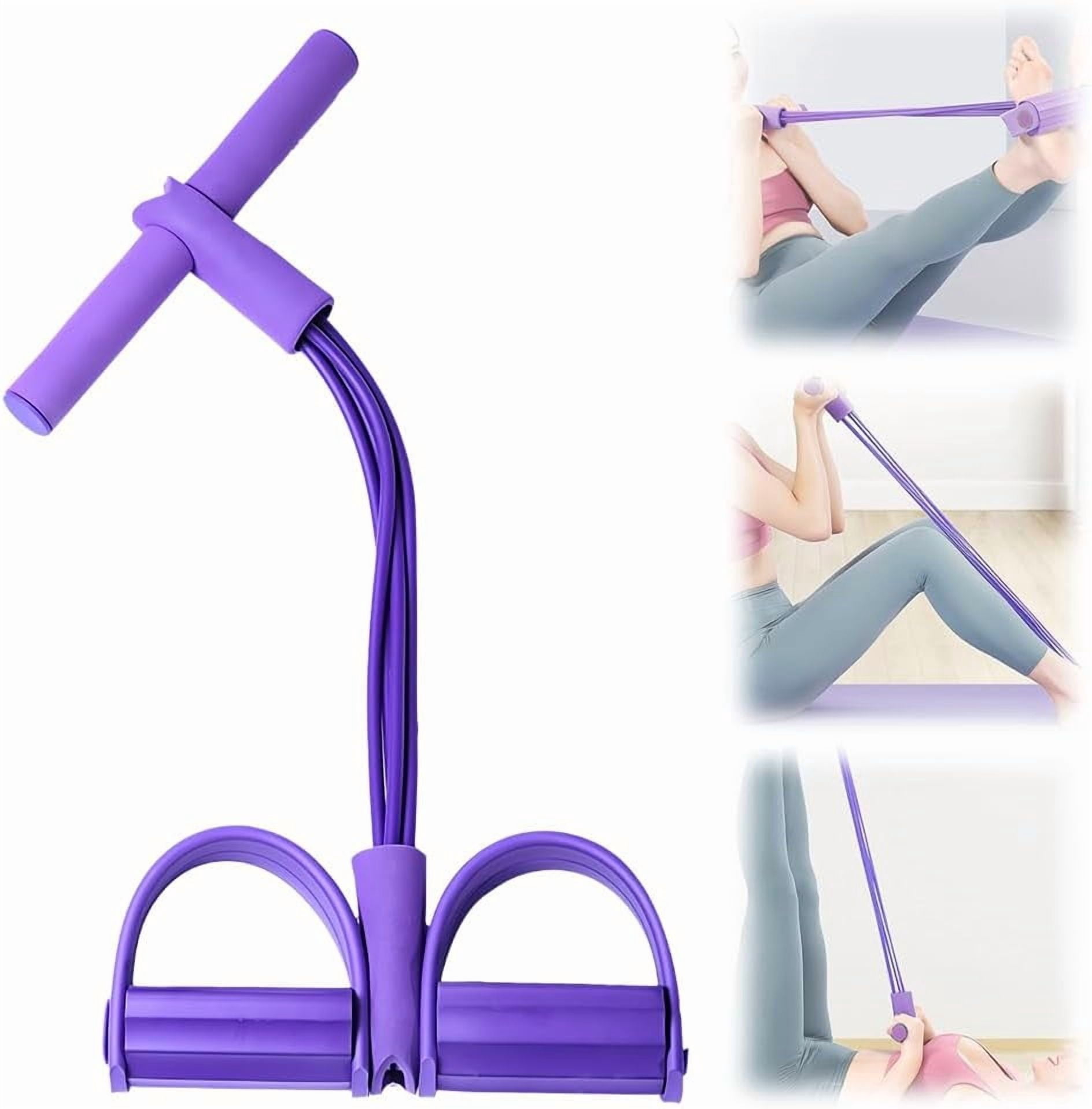 21 Fitness Resistance Bands 4 Tube Pedal Ankle Puller