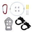 thumbnail image 1 of 1 Set Of Bike Lock Shoe Wall Hook Wall Mount Self-locking Protective Hooks Shoes Display Stand, 1 of 8