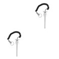 thumbnail image 2 of Dalazy Magnetic Weight Stack Pin with Pull Rope Replacement Parts Silver 10x105mm 2Set, 2 of 6
