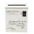 thumbnail image 1 of GUOOL Galvanized Wall Mounted Mail Mailbox Post Postbox Letter Letterbox Box Beige, 1 of 9