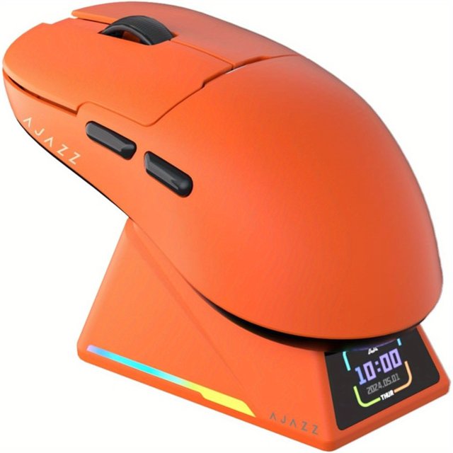 AJ159 gaming mouse , wireless, PAW3395 sensor, 3 modes, with charging base