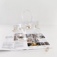 thumbnail image 2 of Fashion Clear Pvc Purse Bags For Womens See Through Plastic Bag For Working Waterprof Transparent Handbags, 2 of 3