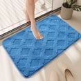 thumbnail image 4 of Thickened Absorbent Non-Slip Bathroom Rug Mat, Plush Polyester Floor Carpet for Toilet, Shower, and Bedroom Doorway, Machine Washable, 4 of 6