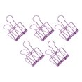 thumbnail image 1 of Clips de Liant de Fil, Pinces de Papier de Serrage 30Pcs Style Simple pour l'Or de Bureau, Or Rose, Violet, 1 of 8