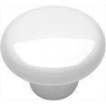 thumbnail image 1 of Hickory Hardware P28-W Bouton d'Armoire Blanc Confortable Anglais, 1 of 2