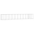 thumbnail image 3 of vidaXL Outdoor Dog Kennel Galvanised Steel 26.62 m², 3 of 4