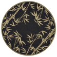 thumbnail image 1 of HomeRoots 354152 Tapis Rond en Laine Noir de 5 Pi 6 Po, 1 of 1