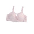 thumbnail image 2 of INSPIRE CHIC Women Full Cup Bras Breathable Comfort Floral Lace Full Coverage Non Padded Underwired Bra 46/105 Fit 44B/C Light Pink, 2 of 6