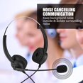 thumbnail image 4 of USB Headset Computer Headset with Microphone Noise Cancelling  Lightweight Wired PC Headset Headphones  Business Headset for Skype  Webinar  Phone  Call Center, 4 of 9