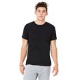 thumbnail image 1 of Bella Canvas Mens CVC Jersey Tee, S, Solid Black Blend, 1 of 3