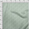 thumbnail image 3 of oneOone Silk Tabby Green Fabric Asian Dabu Craft Projects Decor Fabric Printed By The Yard 42 Inch Wide, 3 of 4