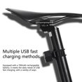 thumbnail image 4 of Dvkptbk Bicycle Tail Lights Remote Control Taillights for Bicycles with Horn Prompt Sound Turn Signal Lights USB Charging Taillights Bicycle Accessories, 4 of 9