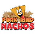 thumbnail image 1 of SignMission D-DC-12 Pork Rind Nachos19 Autocollant de Camion de Nourriture Stand de Concession Nachos Écorce de Porc 12 Po., 1 of 1