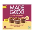 thumbnail image 1 of MadeGood Baked Oat Cups – Berry Vanilla 5 Cups, 1 of 11