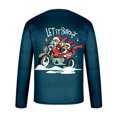 thumbnail image 4 of Pompotops T-Shirt pour Hommes Décontracté à Col Rond à Manches Longues, Chandail, Imprimé 3D, Imprimé Réaliste, en Solde, 4 of 4