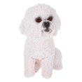 thumbnail image 1 of SHOWERORO dog model Mini Poodle Figure White PVC Vehicle Use 1Pack, 1 of 6