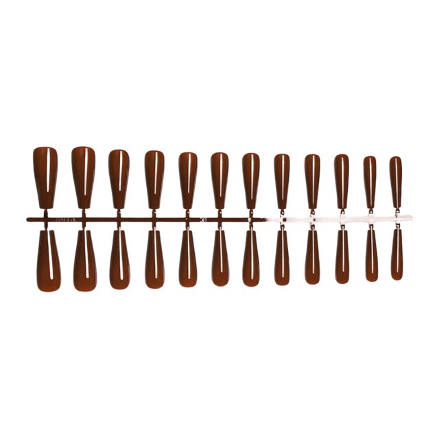Fake Nail Set French Style Scratch Resistant Press-on Fingernails Full Cover Removable Trimble Adjustable Manicure Stickers Type 12