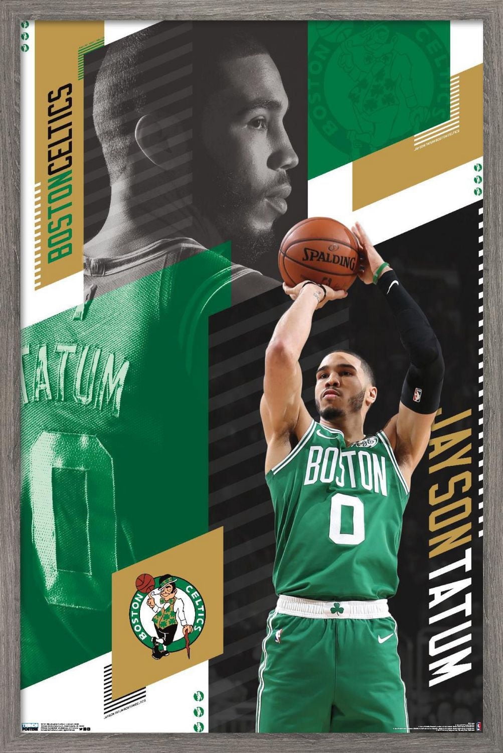 NBA Boston Celtics - Jayson Tatum 19 Wall Poster, 22.375" x 34"