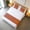 Orange#4, variant on Solid Color Bed Runner Soft Decorative Bed Scarf Protector Cover for Hotel Bedroom and Blanket Towel Soft Bedspread Protection | 80% Polyester 20% Spandex | 180x45cm 70.9x17.7in