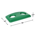 thumbnail image 4 of Alpine Industries 23 Gallon Slim Recycling Bottle/Can Lid, Green, 4 of 8