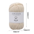 thumbnail image 3 of Summer Savings Violete 4 Strands Of Combed Milk Cotton Thread Diy Doll Cotton Crochet Thread Wool Ball, 3 of 4