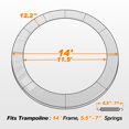 thumbnail image 2 of ExacMe Upgraded Double-Sided Trampoline Replacement Pad– Fits 8-16ft, No Pole Holes, Durable Spring Cover for Maximum Protection, 2 of 9
