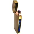 thumbnail image 3 of Briquet Plasma USB Sans Flamme Électrique à Double ARC à Double Impulsion Torche Rechargeable Batterie au Lithium (Infini - Or Espagnol), 3 of 6