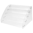 thumbnail image 2 of KAKOWELY desktop rack card holder Clear Acrylic Desktop Rack Card Holder with Five Layers for raffle Brochures Greeting Cards Multipurpose Brochure Holder, 2 of 5