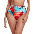 thumbnail image 1 of RELLECIGA Women's High Waisted Reversible Bikini Bottom, 1 of 7