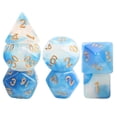 thumbnail image 1 of 7 Pieces Acrylic Polyhedral Party Game Play Entertainment Toys for Role Playing Game ,, 1 of 8