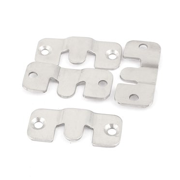 Unique Bargains Ensemble Universel de 4 Pcs pour Meubles de Bureau à Domicile, Supports de Connecteur pour Canapé Sectionnel Emboîtable