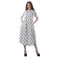 thumbnail image 4 of Moomaya Robes d'Été Imprimées Décontractées pour Femmes, Robes de Cocktail, Vêtements de Mariage, 4 of 5