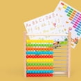 thumbnail image 3 of Milaget Montessori Math Toys 10 Rows Abacus with 100 Colorful Beads Abacus Thinking Game 20.1cmx20.1cmx5.6cm, 3 of 9