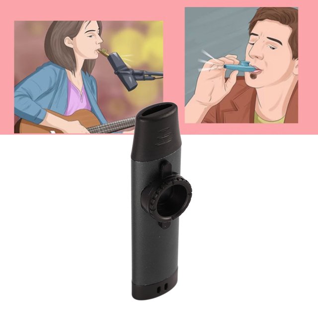 Kazoo Professionnel avec 5Pcs Flûte Diaphragme Réglable Ton Instrument de Musique Kazoo pour les Débutants