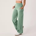 thumbnail image 2 of cfhntfmh Joggers pour Femmes à Cordon Taille Haute Extensibles Bas Resserré Pantalons avec Poches pour Entraînement Course, 2 of 7