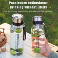 thumbnail image 1 of High Borosilicate Glass Water Bottle Wide Mouth BPA Free Food Grade Heat-Resistant Leakproof Drinking Kettle Water Container with Lid, 1 of 8