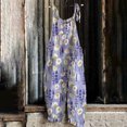 thumbnail image 2 of Pompotops Femmes Ethnique Style Imprimé Froid Épaule Bretelles Cami Pantalon Combinaison, 2 of 3